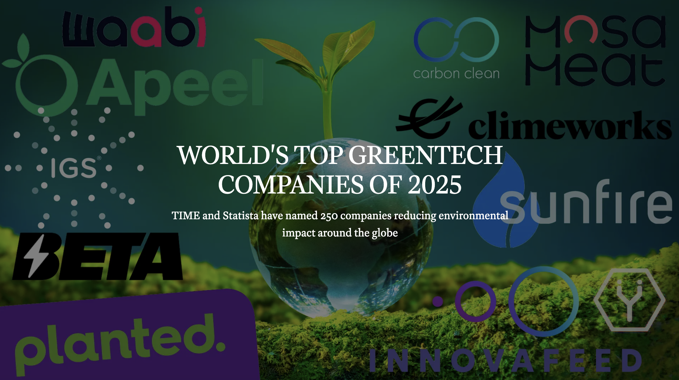 World’s Top Greentech Companies of 2025